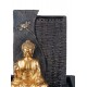 Fontaine intérieure : Bouddha 4 Vasques, Coll. Zentrends, 40 H cm