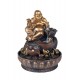 Fontaine intérieure : Bouddha Rieur 3 Vasques, Coll. Zentrends, 27 H cm