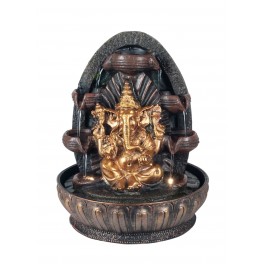 Fontaine intérieure : Bouddha 4 Vasques, Coll. Zentrends, 40 H cm