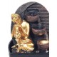 Fontaine intérieure : Bouddha 4 Vasques, Coll. Zentrends, 40 H cm