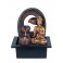 Fontaine intérieure : Bouddha 3 Vasques, Coll. Zentrends, H 25 cm