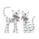 Figurine Chat Collection Mistigri debout, H 23 cm