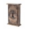 Boite à clés en Bois : Modèle Arbre de vie, H 28 cm