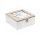 Boite à thé : Mod Shabby Chic Jungle, L 16 cm