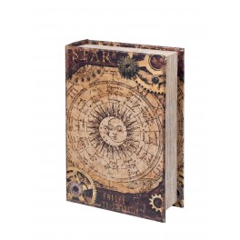 Boite Livre : Lune, Soleil et Constellations, H 27 cm