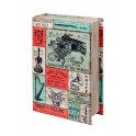 Boite Livre, Modèle Bateaux anciens, H 30 cm (Grand)