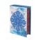 Boite Livre ethnique : Mandala Bleu, H 27 cm