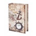 Boite Livre Horloge : Bateau & Navigation, H 27 cm