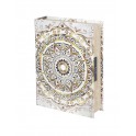 Boite Livre & Coffre : Modèle Mandala vieilli, H 30 cm