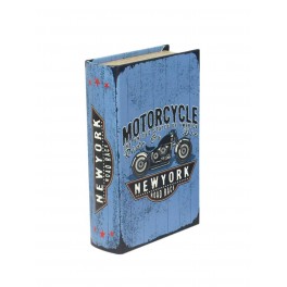 Boite Livre : Motorcycle & New York, H 21 cm