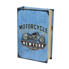 Boite Livre : Motorcycle & New York, H 27 cm