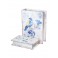 Set 2 Boites Livres : Modèle Oiseau Mésange bleue, H 24 (Grand)