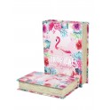 Set 2 Boites Livres : Modèle Flamant Rose, H 30 (Grand)