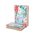 Set 2 Boites Livres : Printemps floral, H 30 (Grand)