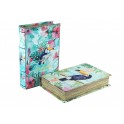 Set 2 Boites Livres : Toucans & Tropiques, H 24 cm