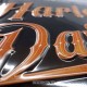 Plaque 3D Métal : Harley Davidson, Milwaukee, H 40 x 30 cm