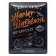 Plaque 3D métal : Harley Davidson genuine 30 x 40 cm