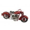 Moto miniature métal L 27 cm Rouge