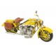 Moto miniature métal, Mod Jaune, L 27 cm