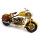 Moto miniature métal, Mod Jaune, L 27 cm