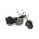 Moto routière vintage, Noir L 19 cm