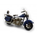 Moto miniature métal, Mod Bleu, L 19 cm