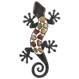 Déco murale : Gecko, Collection BSTONE, H 60 cm