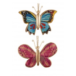 Petit papillon à suspendre, H 8 cm mod 1