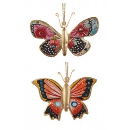 Petit papillon à suspendre, H 8 cm mod 3