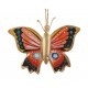 Set 2 papillons à suspendre, Mod 2, H 8 cm