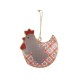 Petite poule à suspendre, H 9 cm mod 1