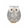 Figurine Chouette Collection Electrum, Petite, H 13 cm