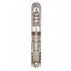 Sculpture Bois : Le Masque Africain en Totem, H 100 cm