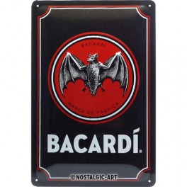 Plaque 3D métal Logo Moto Guzzi Motorcycles, Format, 30 x 20 cm