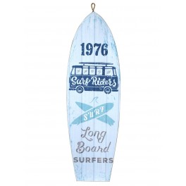 Déco Planche de Surf Murale : Mod Longboard Surfers, H 75 cm