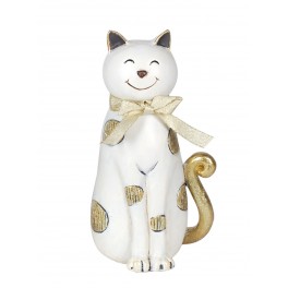 Figurine Chat Debout, Collection Felicity, Mod 2, H 17 cm