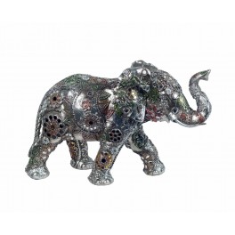 Statuette éléphant XL : Collection Bakara, H 30 cm