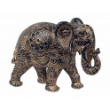 Statuette Eléphant, Taille 3, Mod Pendjab, L 20 cm