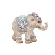 Statuette Eléphant, Taille 3, Mod Pendjab, L 20 cm