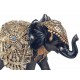 Set 2 éléphants Résine : Modèle Lesotho, H 10 cm