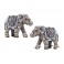 Figurine Elephant Collection Bhopal, Taille 3, H 13 cm