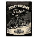 Plaque 3D métal Harley Davidson : Eagle HD Since 1903, 40 x 30 cm