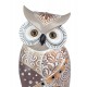 Figurine Chouette Collection Opaline, Moyenne, H 13 cm