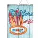 Plaque Bois Vintage : Chill Our California, H 60 cm