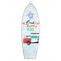 Planche de Surf déco : Mod Beach & Combi, H 60 cm