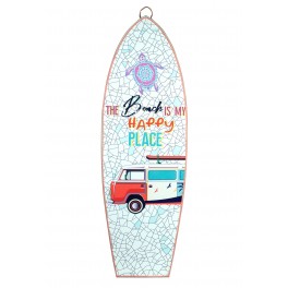 Planche de Surf déco : Mod Beach & Combi, H 60 cm