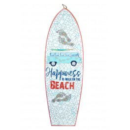 Planche de Surf déco : Mod Beach & Combi, H 60 cm