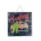 Panneau Bois Suspension : Surfing Time & Combi, H 40 cm