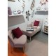 Fauteuil Méridienne, Mod Gris, L 132 cm