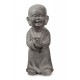 Petit moine & Oiseau Debout : Collection ZENTRENDS, Taupe H 34 cm